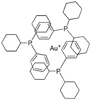 CAS#: 142225-28-3， Tris(dicyclohexylphenylphosphine)gold(I)
