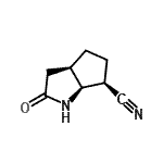 CAS#: 142321-10-6， (3aR,6R,6aS)-2-Oxooctahydrocyclopenta[b]Pyrrole-6-Carbonitrile