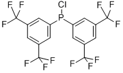 structure of CAS# 142421-57-6, P,P-Bis[3,5-Bis(Trifluoromethyl)Phenyl]-Phosphinous Chloride;Chlorobis[3,5-Bis(Trifluoromethyl)Phenyl]Phosphine, 98+%, May Contain Suspended Dimethylamine Hydrochloride Crystals;Bis(3,5-Di(Trifluoromethyl)Phenyl)Chlorophosphine,Min.98%;Chlorobis[3,5-Bis(Trifluoromethyl)Phenyl]Phosphine, 98+%