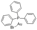 structure of CAS# 14243-65-3, Bromo(Triphenylphosphine)Gold (I);Bromo(Triphenylphosphine)Gold