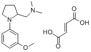CAS#: 142470-01-7， (-)-N,N-Dimethyl-1-(3-Methoxyphenyl)-2-Pyrrolidinemethanamine Fumarate