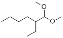 structure of CAS# 14250-95-4, 2-Ethylhexanal Dimethyl Acetal