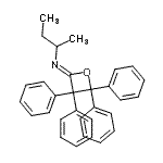CAS 登录号：14253-18-0， (2Z)-N-仲-丁基-3,3,4,4-四苯基-2-氧杂环丁亚胺
