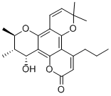 CAS#: 142632-33-5， (+)-Calanolide B