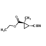 CAS#: 142653-22-3， Ethyl (1R,2R)-2-Cyano-1-Methylcyclopropanecarboxylate