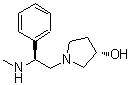 CAS#: 142773-73-7， (3S)-1-[(2S)-2-(Methylamino)-2-Phenylethyl]-3-Pyrrolidinol
