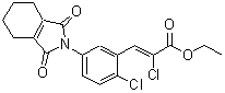 structure of CAS# 142891-20-1, Ethyl (2Z)-2-Chloro-3-[2-Chloro-5-(1,3-Dioxo-1,3,4,5,6,7-Hexahydro-2H-Isoindol-2-Yl)Phenyl]Acrylate;Cinidon-ethyl;cinidon-e<wbr>thyl; eth<wbr>yl (2Z)-2<wbr>-chloro-3<wbr>-[2-chlor<wbr>o-5-(1,3-<wbr>dioxo-1,3<wbr>,4,5,6,7-<wbr>hexahydro<wbr>-2H-isoin<wbr>dol-2-yl)<wbr>phenyl]ac<wbr>rylate;cis-Ethyl<wbr> 2-chloro<wbr>-3-[2-chl<wbr>oro-5-(1,<wbr>3,4,5,6,7<wbr>-hexahydr<wbr>o-1,3-dio<wbr>xo-2H-iso<wbr>indol-2-y<wbr>l)phenyl]<wbr>-2-propen<wbr>oate