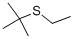 structure of CAS# 14290-92-7, Tert-Butyl Ethyl Sulfide;2-Ethylsulfanyl-2-Methyl-Propane;2-(Ethylthio)-2-Methylpropane;2-(Ethylthio)-2-Methyl-Propane
