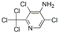 structure of CAS# 14321-05-2, 3,5-Dichloro-2-Trichloromethyl-Pyridin-4-Amine;3,5-Dichloro-2-(Trichloromethyl)-4-Pyridinamine;[3,5-Dichloro-2-(Trichloromethyl)-4-Pyridyl]Amine;Mls001004461