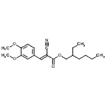 CAS#: 143269-62-9， 2-Ethylhexyl (2E)-2-Cyano-3-(3,4-Dimethoxyphenyl)Acrylate