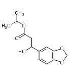 CAS#: 143284-60-0， Isopropyl 3-(1,3-Benzodioxol-5-Yl)-3-Hydroxypropanoate