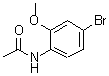 结构式 CAS# 143360-01-4, N-(4-溴-2-甲氧基苯基)乙酰胺