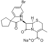 CAS#: 143407-75-4， Sodium (6R,7R)-7-[[1-(4-Bromophenyl)Cyclopentanecarbonyl]Amino]-3-Methyl-8-Oxo-5-Thia-1-Azabicyclo[4.2.0]Oct-2-Ene-2-Carboxylate