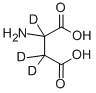 structure of CAS# 14341-75-4, Aspartic-2,3,3-D3 Acid