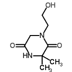 CAS#: 143411-86-3， 1-(2-Hydroxyethyl)-3,3-Dimethyl-2,5-Piperazinedione