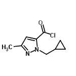 CAS#: 143469-42-5， 1-(Cyclopropylmethyl)-3-Methyl-1H-Pyrazole-5-Carbonyl Chloride