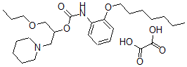 CAS#: 143503-38-2， Oxalic Acid, [1-(1-Piperidyl)-3-Propoxy-Propan-2-Yl] N-(2-Heptoxyphenyl)Carbamate