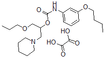 CAS#: 143503-39-3， Oxalic Acid [1-(1-Piperidyl)-3-Propoxy-Propan-2-Yl] N-(3-Butoxyphenyl)Carbamate