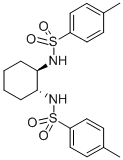 结构式 CAS# 143585-47-1, N,N'-(1R,2R)-1,2-环己烷二基二[4-甲基-苯磺酰胺
