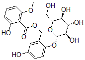 CAS#: 143601-09-6， [5-Hydroxy-2-[(2S,3R,4S,5S,6R)-3,4,5-Trihydroxy-6-(Hydroxymethyl)Oxan-2-Yl]Oxyphenyl]Methyl 2-Hydroxy-6-Methoxybenzoate