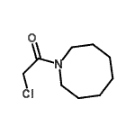 结构式 CAS# 14368-26-4, 1-(1-氮杂环辛烷基)-2-氯乙烷酮