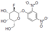 CAS#: 143716-62-5， (2R,3R,4S,5R,6S)-6-(2,4-Dinitrophenoxy)-5-Fluoro-2-(Hydroxymethyl)Oxane-3,4-Diol