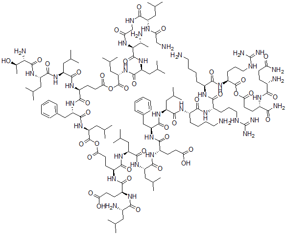CAS#: 143780-69-2， Helical erythrocyte lysing peptide
