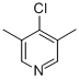 structure of CAS# 143798-73-6, 4-Chloro-3,5-Dimethyl-Pyridine;Pyridine, 4-Chloro-3,5-Dimethyl- (9CI);Pyridine, 4-Chloro-3,5-Dimethyl-