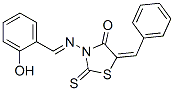 CAS#: 1438-25-1， 3-[[(2-Hydroxyphenyl)Methylene]Amino]-5-(Phenylmethylene)-2-Thioxo-4-Thiazolidinone