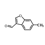 CAS 登录号：143883-37-8， 6-甲基-1-苯并呋喃-3-甲醛