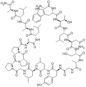 CAS#: 143896-17-7， Glycyl-L-Tryptophyl-L-Threonyl-L-Leucyl-L-Asparaginyl-L-Seryl-L-Alanylglycyl-L-Tyrosyl-L-Leucyl-L-Leucylglycyl-L-Prolyl-L-Prolyl-L-Prolyl-L-Alanyl-L-Leucyl-L-Alanyl-L-Leucyl-L-Alaninamide