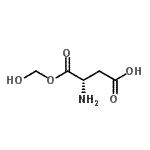 CAS#: 143977-10-0， (3S)-3-Amino-4-(Hydroxymethoxy)-4-Oxobutanoic Acid
