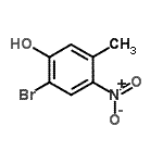CAS#: 14401-60-6， 2-Bromo-5-Methyl-4-Nitrophenol