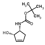 CAS#: 144019-37-4， 2-Methyl-2-Propanyl [(1R,2S)-2-Hydroxy-3-Cyclopenten-1-Yl]Carbamate