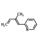 CAS#: 144343-89-5， 2-[(1E)-2-Methyl-1,3-Butadien-1-Yl]Pyridine