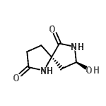 CAS#: 144466-57-9， (5R,8S)-8-Hydroxy-1,7-Diazaspiro[4.4]Nonane-2,6-Dione