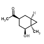 CAS#: 144626-49-3， 1-[(1S,3S,5S,6R)-5-Hydroxy-6-Methylbicyclo[4.1.0]Hept-3-Yl]Ethanone