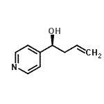 CAS 登录号：144635-04-1， (1S)-1-(4-吡啶基)-3-丁烯-1-醇