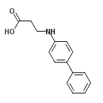 CAS 登录号：144653-45-2， 3-[(4-苯基苯基)氨基]丙酸