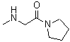 structure of CAS# 144685-61-0, 2-(Methylamino)-1-(1-Pyrrolidinyl)Ethanone;1-pyrrolidineethanamine, N-methyl-β-oxo-;2-(methylamino)-1-(pyrrolidin-1-yl)ethanone;methyl(2-oxo-2-pyrrolidin-1-ylethyl)amine