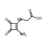 CAS#: 144912-56-1， N-(2-Amino-3,4-Dioxo-1-Cyclobuten-1-Yl)Glycine