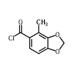 CAS#: 144934-70-3， 4-Methyl-1,3-Benzodioxole-5-Carbonyl Chloride
