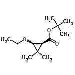 CAS#: 145060-04-4， 2-Methyl-2-Propanyl (1S,3S)-3-Ethoxy-2,2-Dimethylcyclopropanecarboxylate