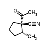 CAS#: 145106-91-8， (1S,2R)-1-Acetyl-2-Methylcyclopentanecarbonitrile