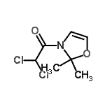 CAS#: 145197-22-4， 2,2-Dichloro-1-(2,2-Dimethyl-1,3-Oxazol-3(2H)-Yl)Ethanone