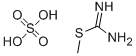 structure of CAS# 14527-26-5, 2-Methyl-2-Thiopseudourea Sulfate;Nsc227845;Usaf Ek-1231;2-Methylisothiouronium Hydrogen Sulphate