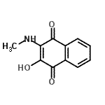 CAS#: 145294-67-3， 2-Hydroxy-3-(Methylamino)-1,4-Naphthoquinone