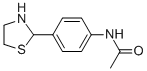structure of CAS# 145300-45-4, N-[4-(2-Thiazolidinyl)Phenyl]-Acetamide;N-[4-(1,3-THIAZOLAN-2-YL)PHENYL]ACETAMIDE;4-(1,3-Thiazolidin-2-Yl)Acetanilide;4-(1,3-Thiazolan-2-Yl)Acetanilide
