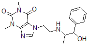 CAS#: 14535-83-2， 7-(2-(beta-Hydroxy-alpha-methylphenethylamino)ethyl)theophylline