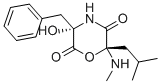 CAS#: 145398-57-8， (3R,6R)-3-Hydroxy-6-Methylamino-6-(2-Methylpropyl)-3-(Phenylmethyl)Morpholine-2,5-Dione